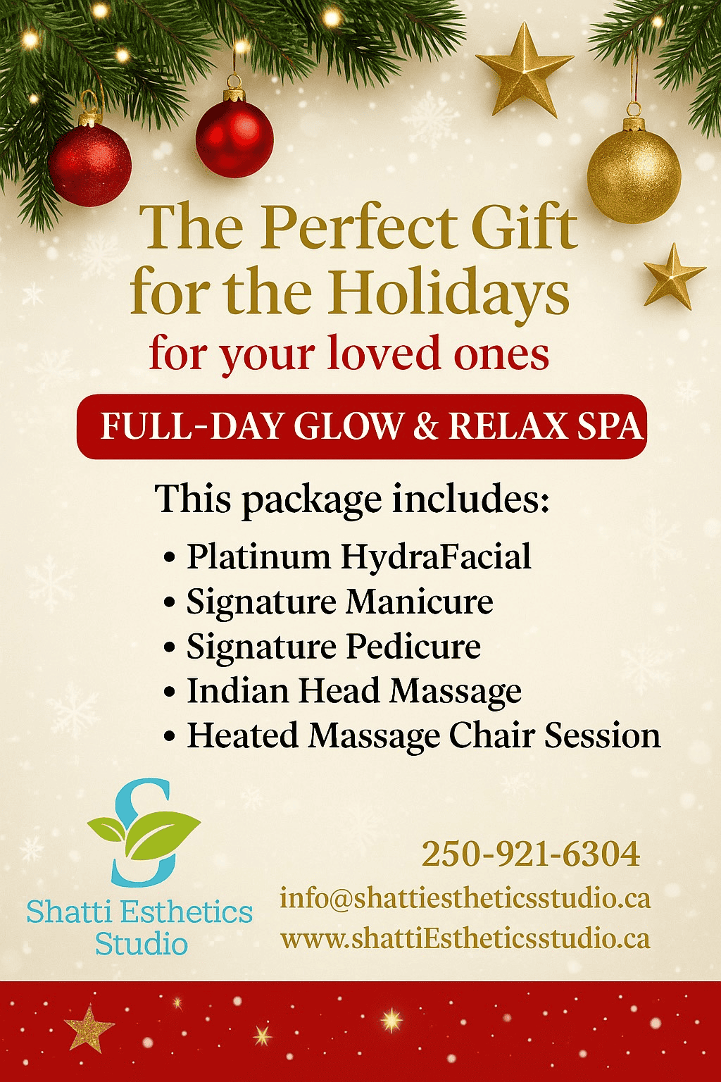 Full-Day Glow & Relax
Spa Package